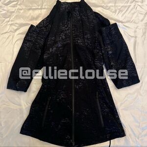 Women's Black Patterned Jacket